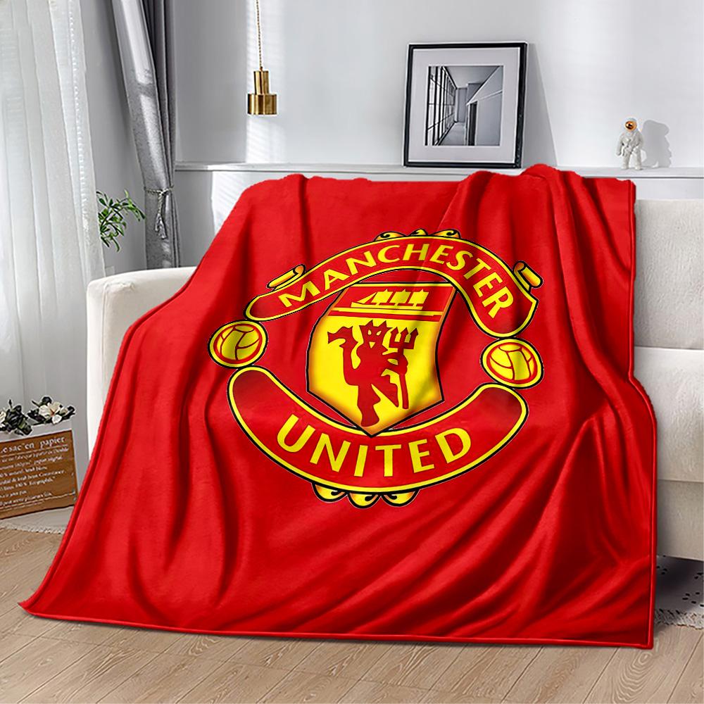 Manchester Blanket Durable Comfort Perfect For Bed Sofa Chair For All Seasons Playful Design Ideal Gift For Birthday Valentine'S Day