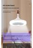 Nordic E27 Remote Control Fan Chandelier with Universal Mesh Cover