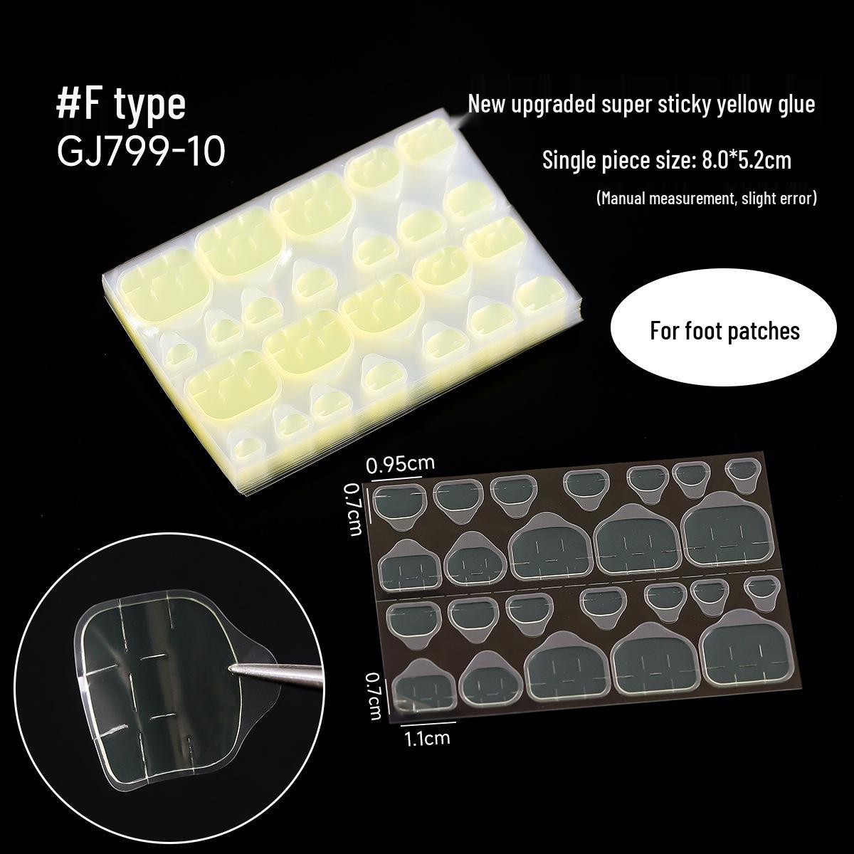 

Double-Sided Jelly Nail Glue: High Viscosity, Waterproof, Long-Lasting, Transparent, and Removable for False Nails.