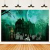 Graveyard Skull Background Ghosts 2025 Halloween Party Horror Night Theme Wall Decoration Banner Baby Backdrop Studio Photo Prop