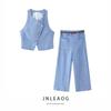 Jnleaog Spring New Arrival Women's Clothing Fashion Style French Fashion Design Linen Blend Suit