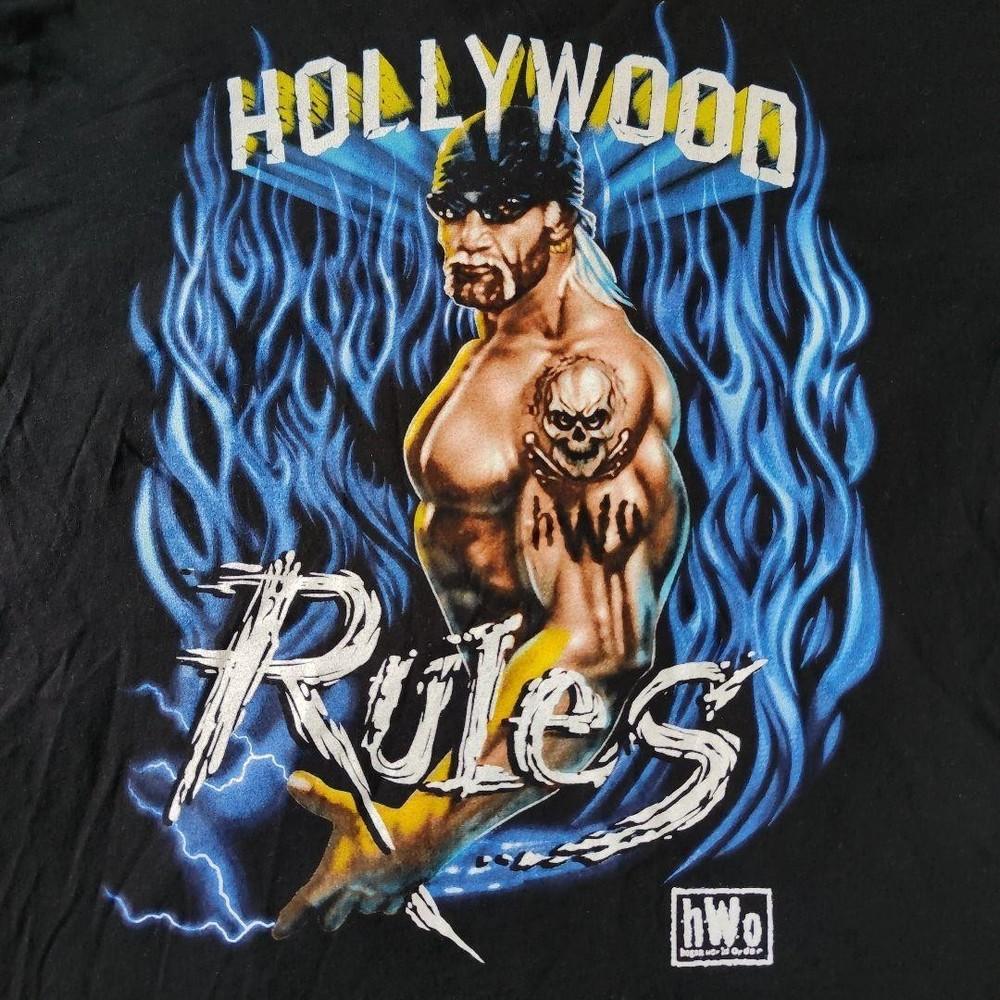 VIntage Hulk Hogan Cotton Black Shirt Unisex Concert S to 5XL EL735 Unisex T-Shirt XXXXL