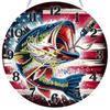 2D Flat DIY Acrylic Diamond Painting Ornament with Clock Function 23.8x23.8cm Clock Diamond Art Hanging Kit for Home Wall Decor