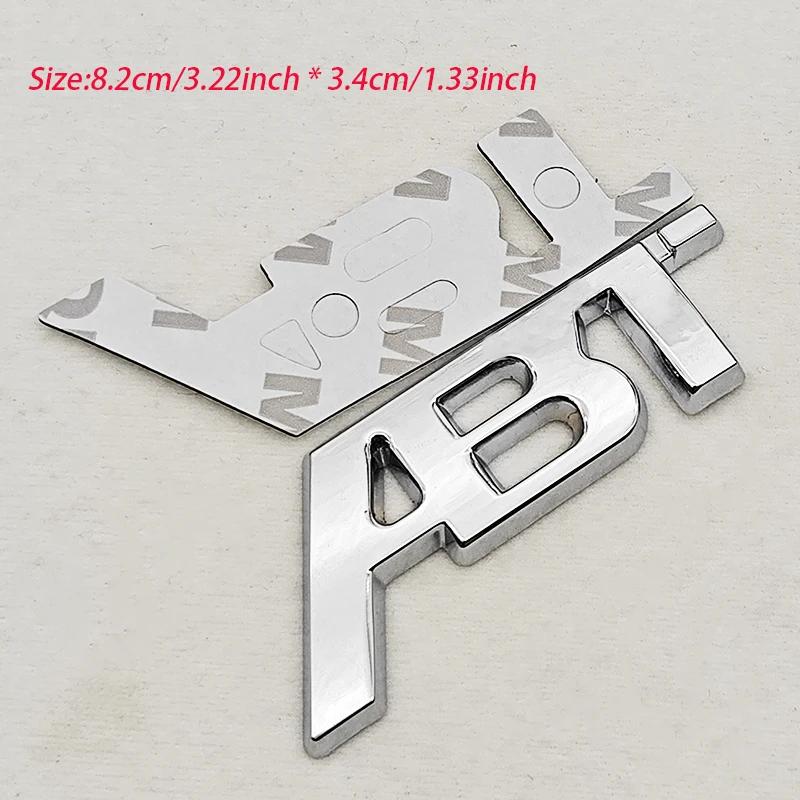 

3D ABT Logo Emblem Car Trunk Front Grille Badge For T6 S5 RS7 C8 Q8 RS6 SQ5 Q5 Q7 RS4 A3 8V A6 Skoda Sticker Auto Accessories