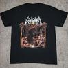 Kolekcja T-shirtów Enthroned Band Krótki rękaw Bawełna Czarny Wszystkie rozmiary T-shirt AC3063 Unisex T-shirt