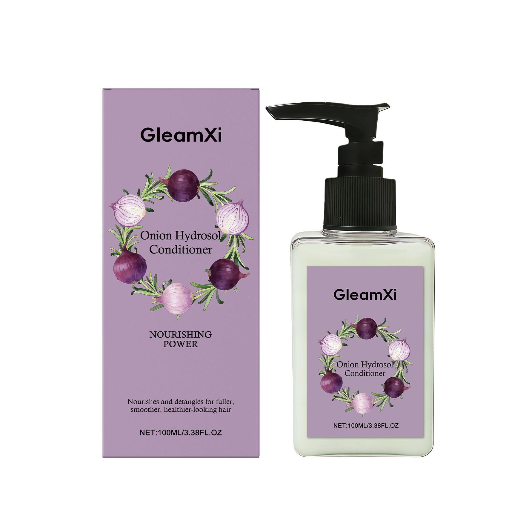 GleamXi onion conditioner hair hair dry, fickle, smooth and shiny hair
