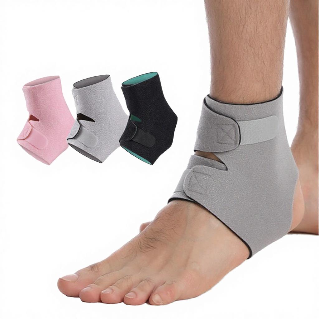 Neoprene Breathable Ankle Strap Brace Hook Loop Closure for Winter Sports Injury Prevention Adult Wearable Shoes Stabilizer