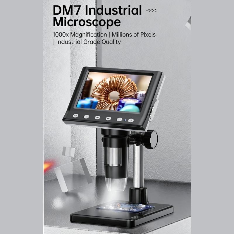High Quality 1000X Magnification Digital Microscope With 4.3 Size Screen For Accurate Work
