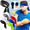 Fascia Sportiva Solida per Tennis Basket Yoga Assorbente Sudore Fresca Robusta Annodata Fascia per Capelli Outdoor Multicolore Morbida Fascia Assorbi-sudore