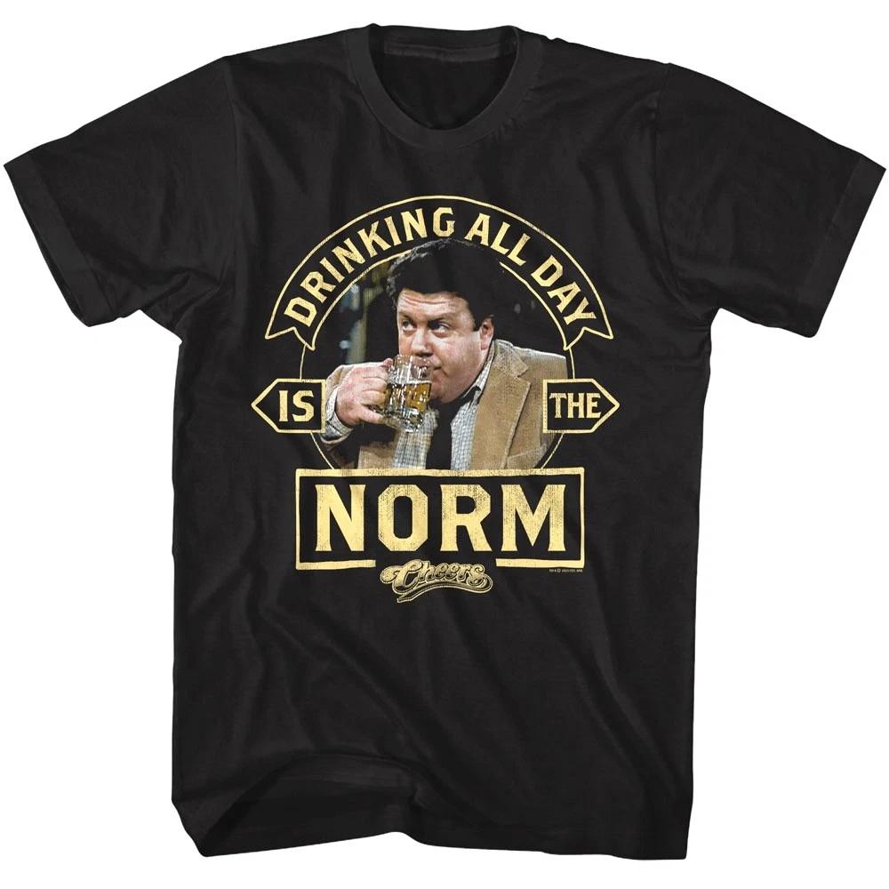 

Cheers Drinking is the Norm Men s T Shirt L