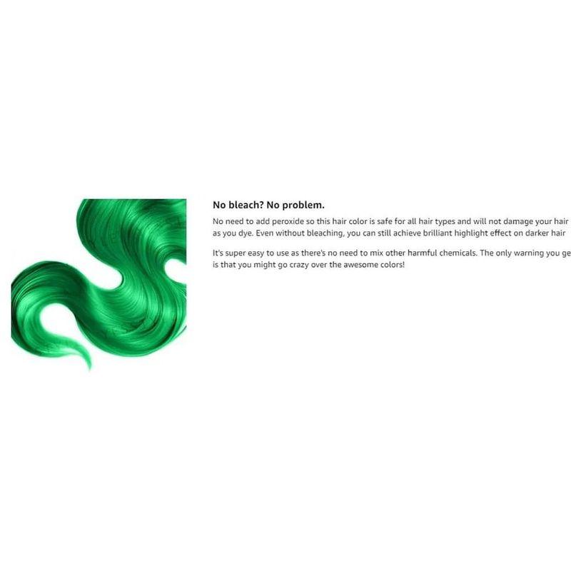 Punky Colour Semi-Permanent Conditioning Hair Color Apple Green