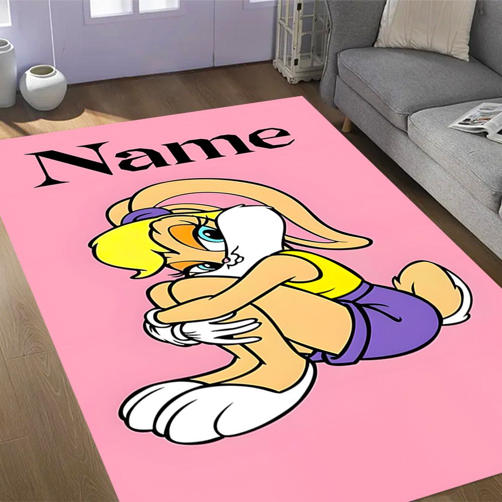 Looney Tunes Adventure Customize Your Name Carpet Perfect for Balcony Kitchen Dining Room Dormitory Antislip Carpet Office home decor