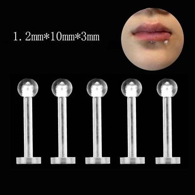 Jewelry Lip Ear Cartilage Ring Invisible Piercing Lip Rings Labret Stud Labret Stud Bar Retainer