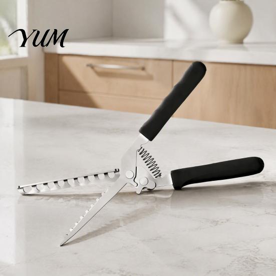 Portable BBQ Tool for Camping Rib Membrane Remover Tool, Stainless Steel Peeler with Meat Prep Anti-slip Handle, Manual Preparation Outdoor
