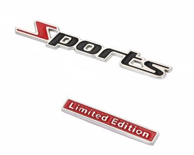 R_planning Pegatina de Placa de Metal Decoración Etiqueta Emblema Juego de 2