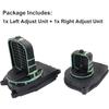 SecosAutoparts 2PCS Left & Right Air Intake Manifold Adjusting Unit DISA Valve Fit For BMW X5 X3 Z4 E82 E88 E92 328I 528I 530I 128I 2009-2015
