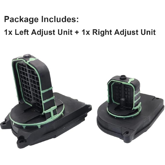 SecosAutoparts 2PCS Left & Right Air Intake Manifold Adjusting Unit DISA Valve Fit For BMW X5 X3 Z4 E82 E88 E92 328I 528I 530I 128I 2009-2015