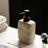 Wabi-sabi Keramik Lotionflasche 450ML Quetschflasche Seifenspender Shampoo Lotion Spülung Flasche Badezimmerzubehör