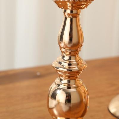 Wrought Iron Gold Iron Vase Anti-fall Golden Wedding Photo Props FIower Art Simulated Flower Holders Wedding Arrangement