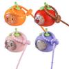 4Pcs Portable Pet Hair Keychain Transparent Dog Fur Storage Pendant  for Dog Cat Hair and Ashes