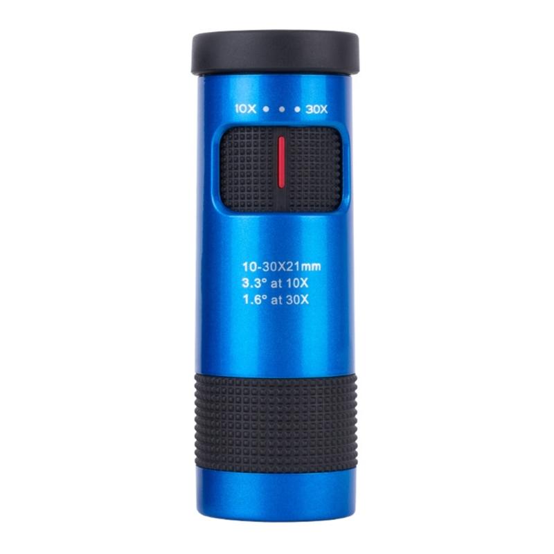 

Compact Single Tube Telescope 10-30X21 Zooms Monoculars Explore the Outdoors Clear Views Observe Wildlife in Natural синій