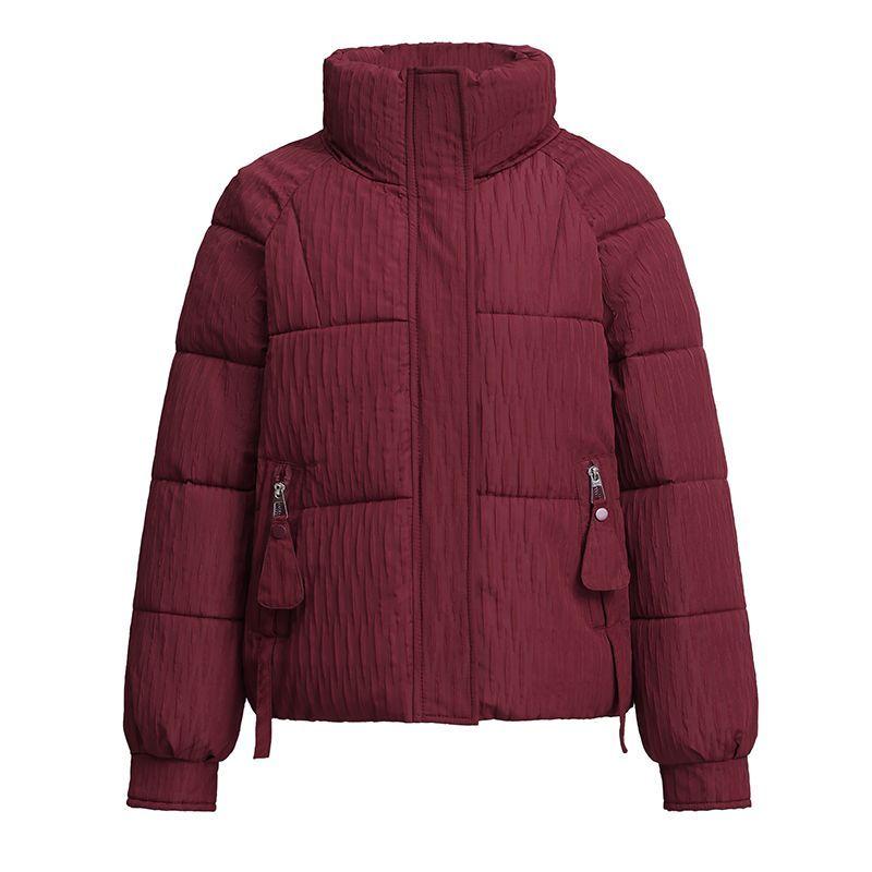 Winter Coat for Women  New Stand Up Collar Down Cotton Fashion Warm Cold Proof Coats Ladies Thick Short Cotton Parka Jackets