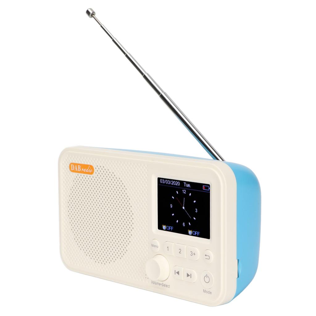 Portable Digital Radio Multifunctional DAB DAB FM R Radio with 2.4inch LCD Display Time Setting for