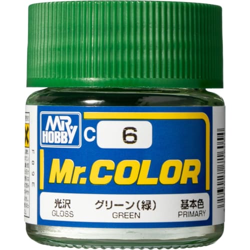 

GSI Creos GSI Creos Mr. Color Green (Green) Gloss 10ml Model Paint C6