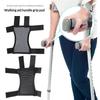 Ergonomische Onderarmkruk Handvatten Comfortkussentjes Antislip Gedempte Handvathoezen voor Volwassen Mobiliteitshulpmiddel Loopprestaties