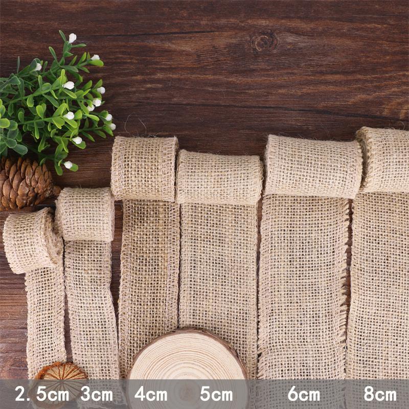 

Мешковина для украшения и крафтовой упаковки 2 cm width