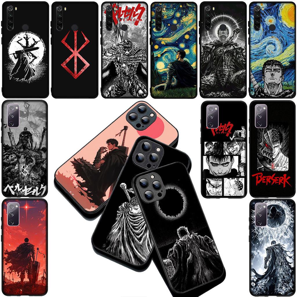 Berserk Comics Guts Silicone Cover for Apple iPhone 17 12 13 Pro Max Mini ProMax 7 + 8 Plus Air 8+ Coque Phone Case