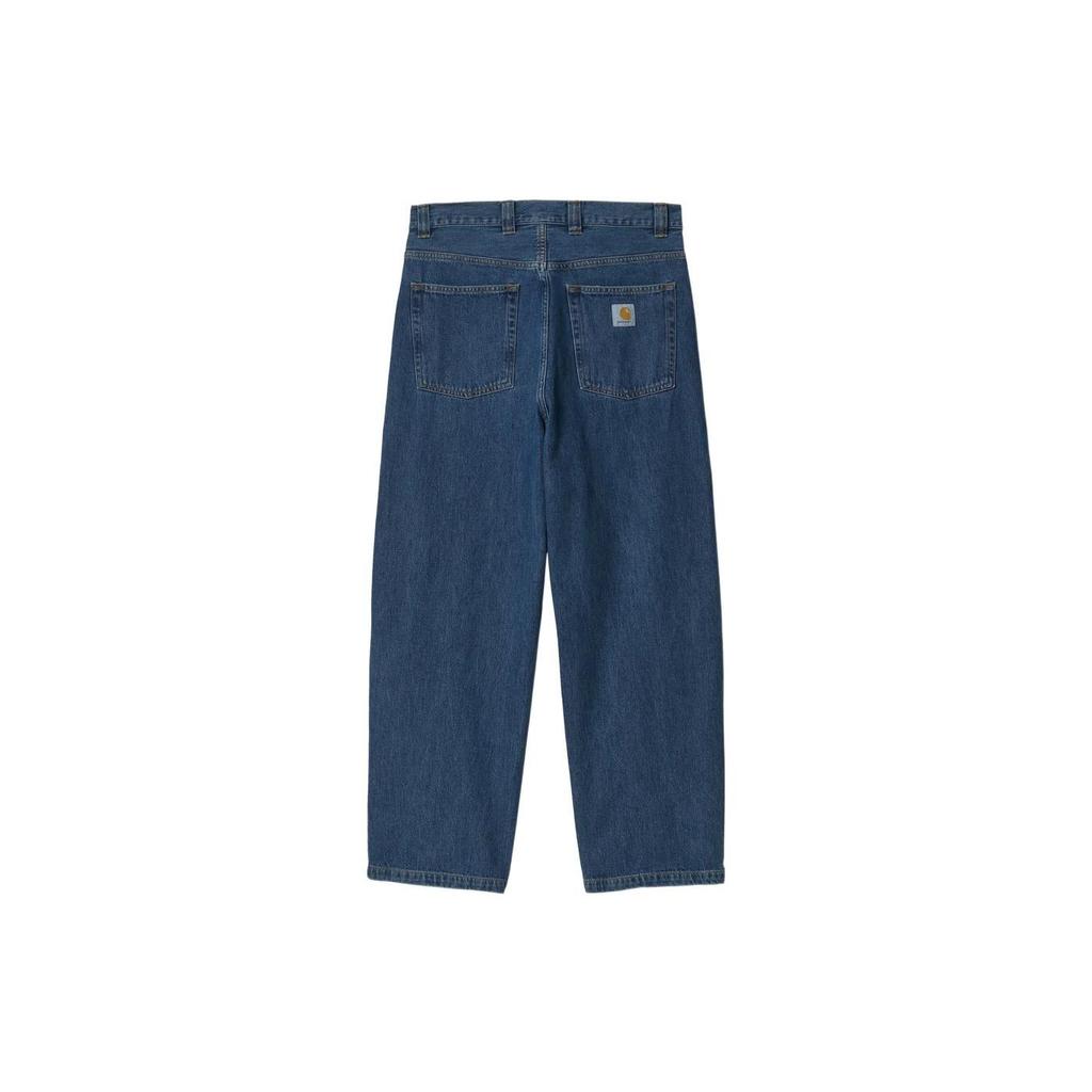 Carhartt WIP Solid Color Loose Straight Leg Jeans Men bottoms I031246-01-06
