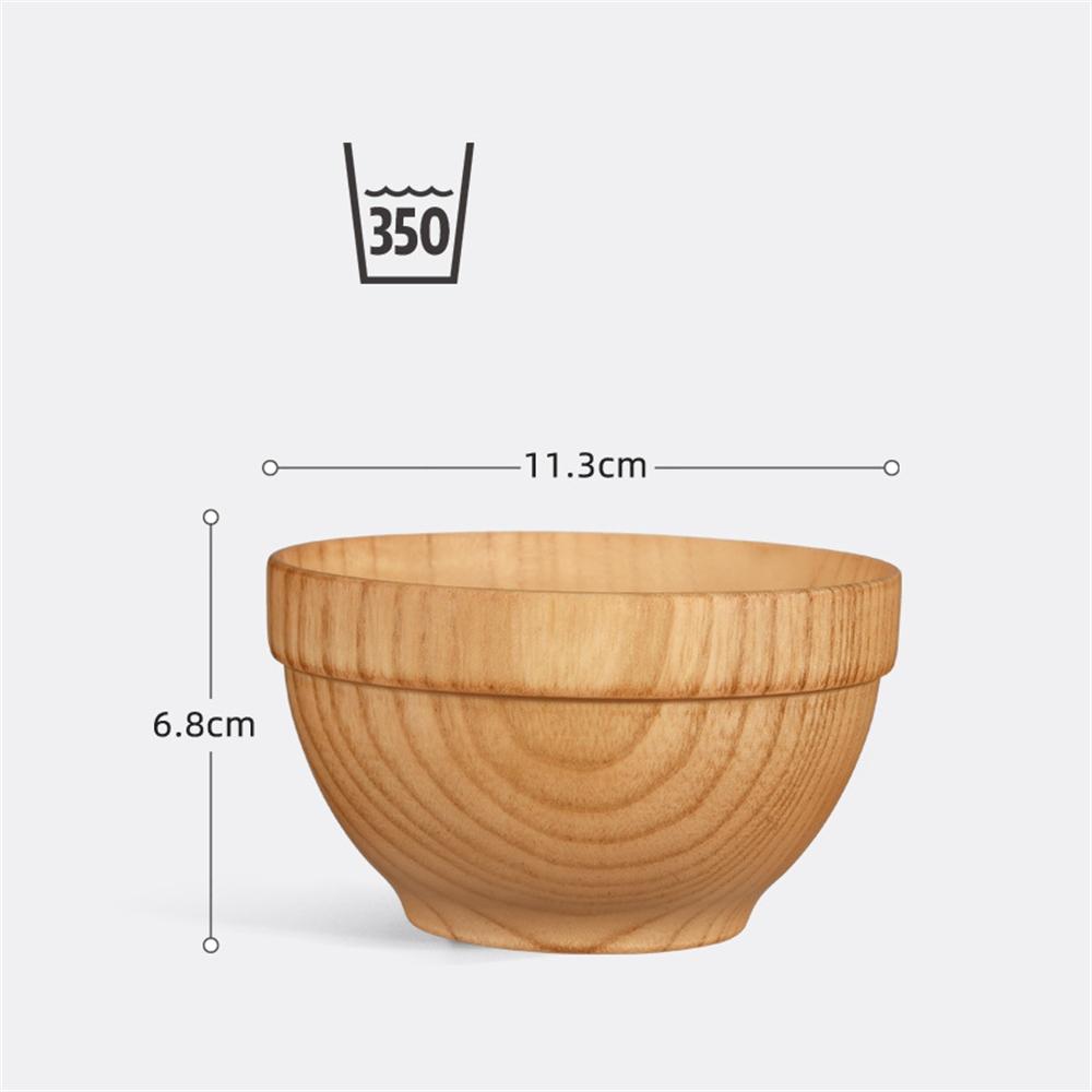 

Wooden Noodles Rice Soup Bowl 2025 Eco Friendly Food Storage Container Kitchen Tableware Gadget Fruit