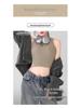 2025 Chic Korean Style Slim Sleeveless Vest: Women's Summer Solid Color Top