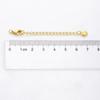 Gold Plated Star Heart Brass Lobster Clasps 75Mm Tail Extender Connector Chains Diy Jewelry Making Accessories