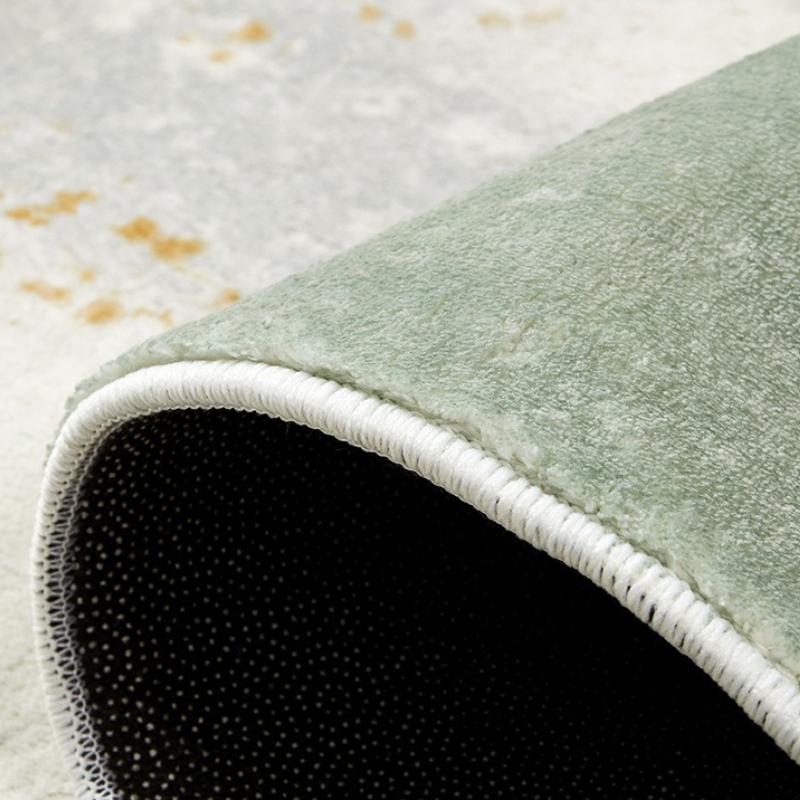 Irregular Shape Rugs for Bedroom Fluffy Soft Bedside Rug Retro Style Living Room Decoration Carpet Thick Plush Lounge Floor Mat