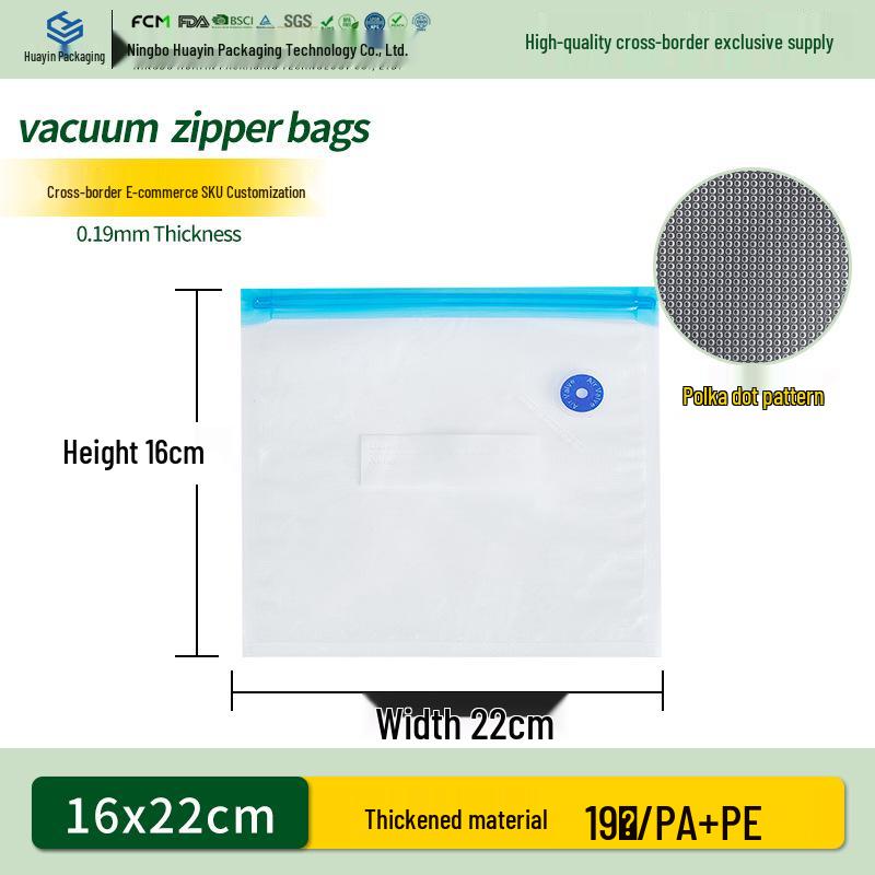 Thickened Reusable Vacuum Sealing Bags - Moisture-Proof, Food-Grade Freezer Safe