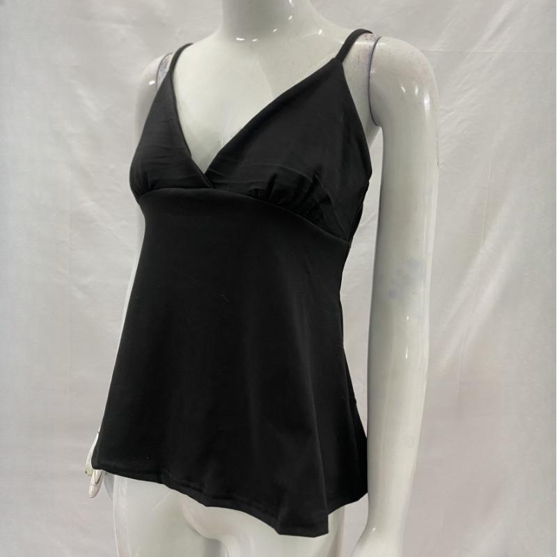 Y2K Summer Retro Slim Fit Strap Sexy Solid Color Tank Top Women's Clothing