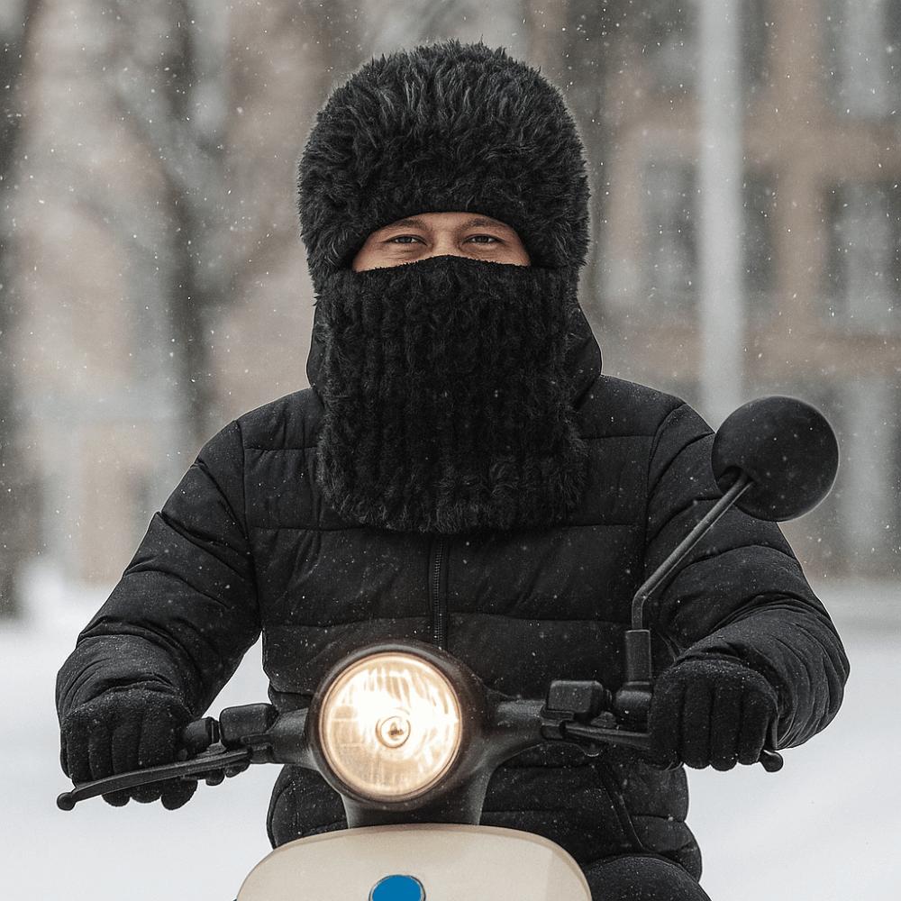 Neck Warmer Full Face Pullover Cap Thickened Ski Knitted Mask Casual Winter Balaclavas Cap Outdoor