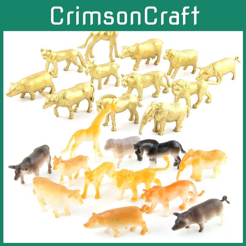 Detailed Pvc Animal Model Collection For Kids With Exciting Giraffe And Lion Toys