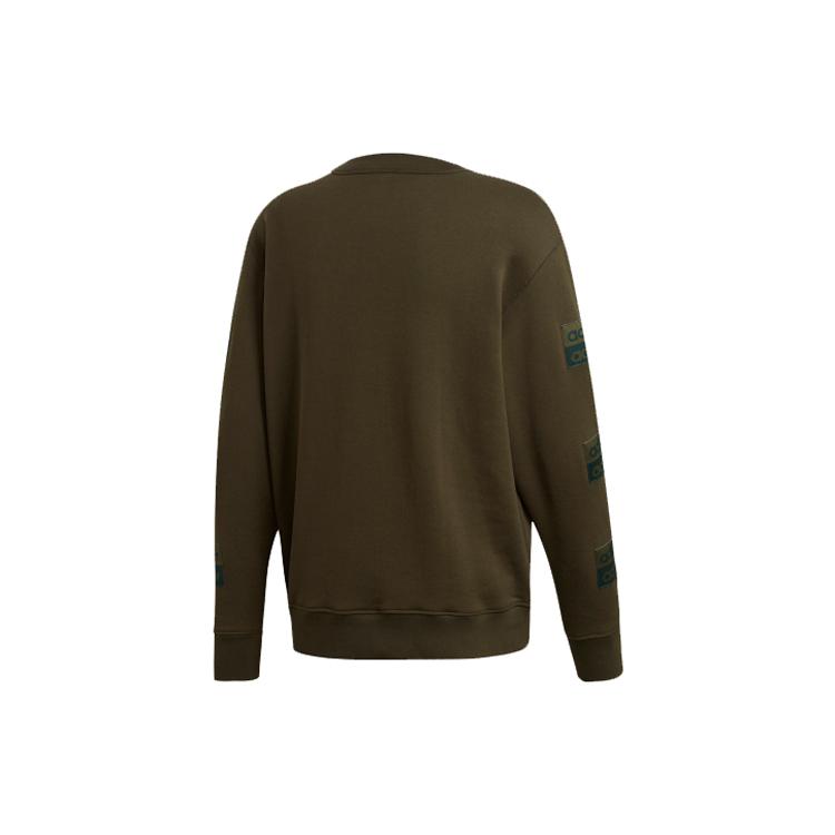 adidas Originals R.Y.V. Crewneck Sweatshirt Men's Gray Green ED7203