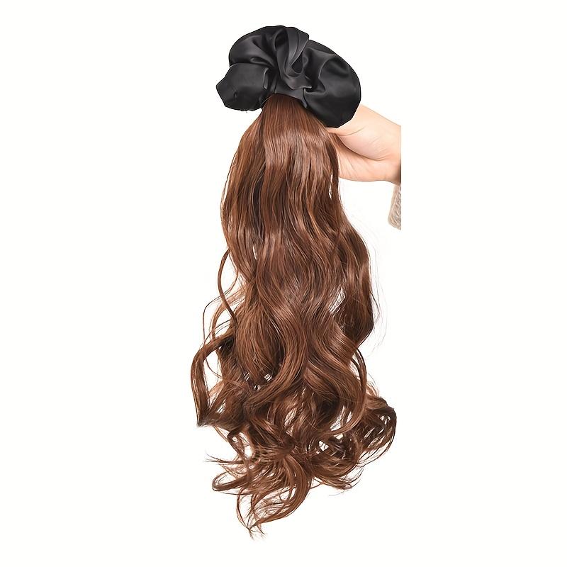 Synthetic Wig Braid Women's Claw Clip Headband Curly Ponytail Simulation Hair Low Tie Natural Fake Ponytail For Women