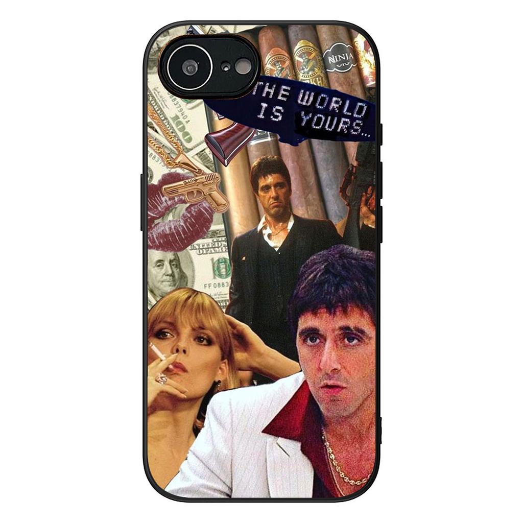 Al Tony Pacino Montana S-Scarfaces Phone Cover for Apple iPhone 12 13 Mini XS 11 Pro Max 7 8 Plus + XR 8+ X SE 2020 SE3 Case