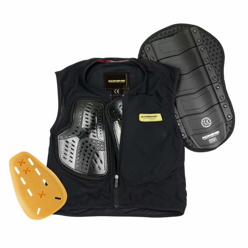 Komine CE Body Protection Liner Vest for Motorcycles Black L SK-694 904 CE Standard Protector