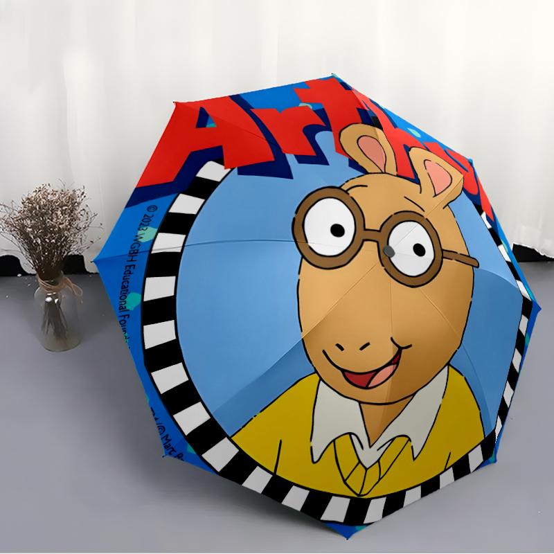 Arthur Fashionable Automatic Opening/Closing Folding Umbrella. Portable and Foldable, Ideal for Gift, Travel, and Daily Use.