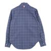 THOM BROWNE Tattersal Check Flannel Easy Fit Shirt tops 40 NavyUsed