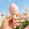 Espada Longa Retrátil de Bolo de Creme Brinquedo, Varinha Telescópica de Cupcake Impressa em 3D, Bastão Extensível em Formato de Bolo para Alívio de Estresse Fidget Toy