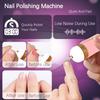 YIKOOLIN 5 in 1 Electric Nail File Electric Nail Drills with LED Light 4 Speed Cordless Nail Drill Care Hand Manicure Tool Set