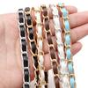 PU Leather Metal Chain Crossbody Shoulder Portable Aluminum Bag Chain Straps For DIY Clothing Handbags Decoration Accessories