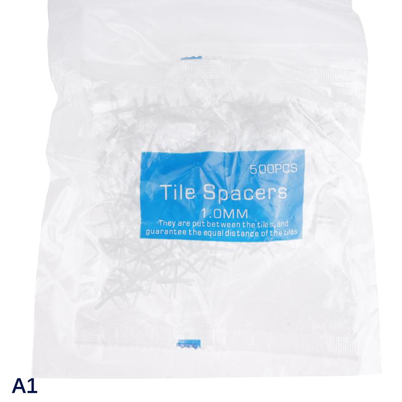 500Pcs 1/1.5/2/2.5/3/5/Mm Plastic Cross Ceramic Tile Leveling System Clips Spacer Ceramic Floor Construction Tools